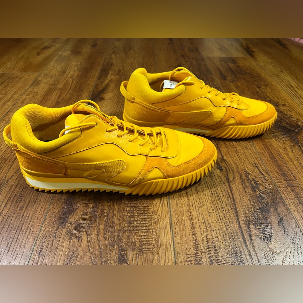 Rag & Bone Mens Yellow Retro Runner 2.0 Low Top Sneaker Suede Size 45 (US 15)